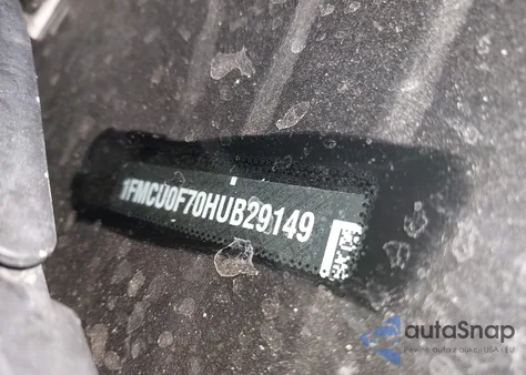 2017 Ford Escape S из США, поврежденный, VIN 1FMCU0F70HUB29149